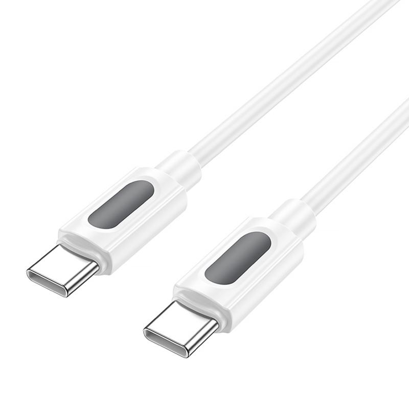 Дата кабель Borofone BX114 Structure USB-C → USB-C 60W (1 м)