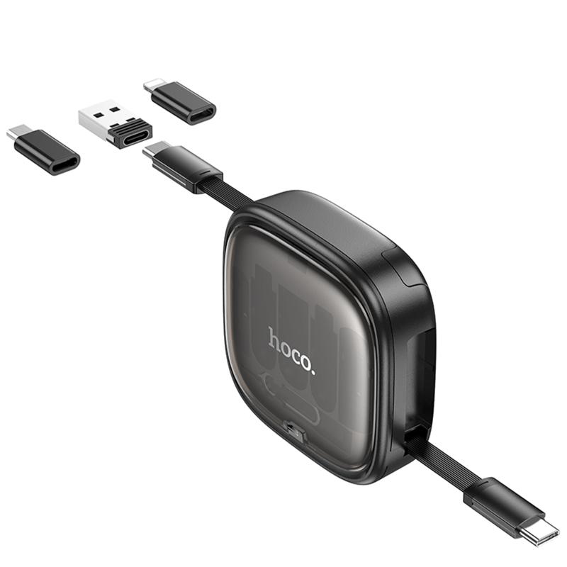 Дата кабель Hoco U140 with cable set 5in1 60W (0.95 м) Black