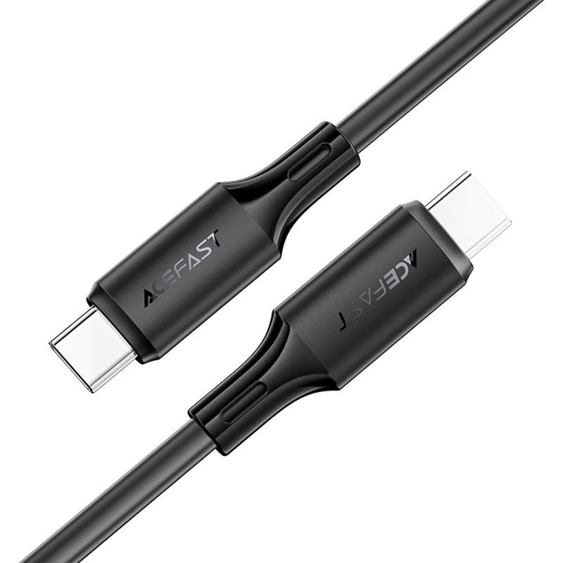 Дата кабель Acefast C17-03 USB-C → USB-C 60W (1.2 м) Black