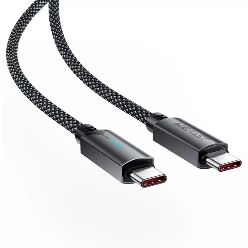 Дата кабель Acefast C19-03 USB-C → USB-C 60W (1.2 м) Black