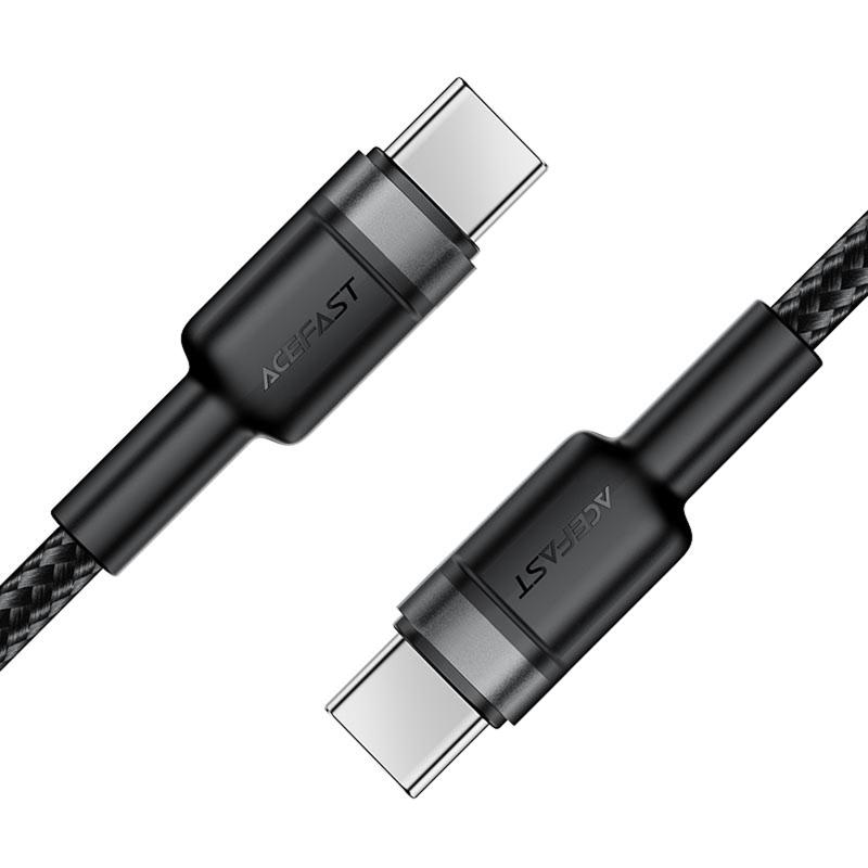 Дата кабель Acefast C22-03 USB-C → USB-C 60W (1.2 м) Black
