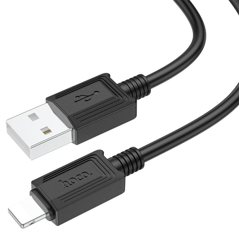 Дата кабель Hoco X73 Ferry USB to Lightning 2.4 А (1 м) Black