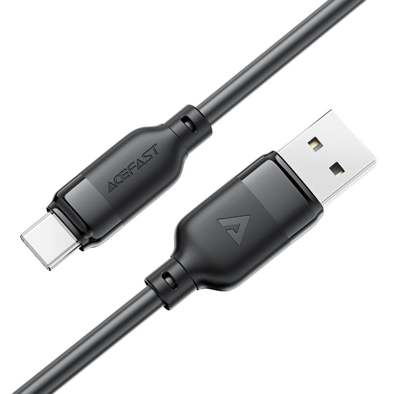 Дата кабель Acefast C16-04 USB to USB-C 3 А (1.2 м) Black