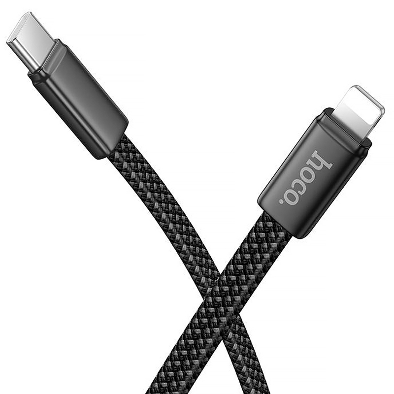 Дата кабель Hoco X125 Exceso USB-C → Lightning 30W (1 м) Black