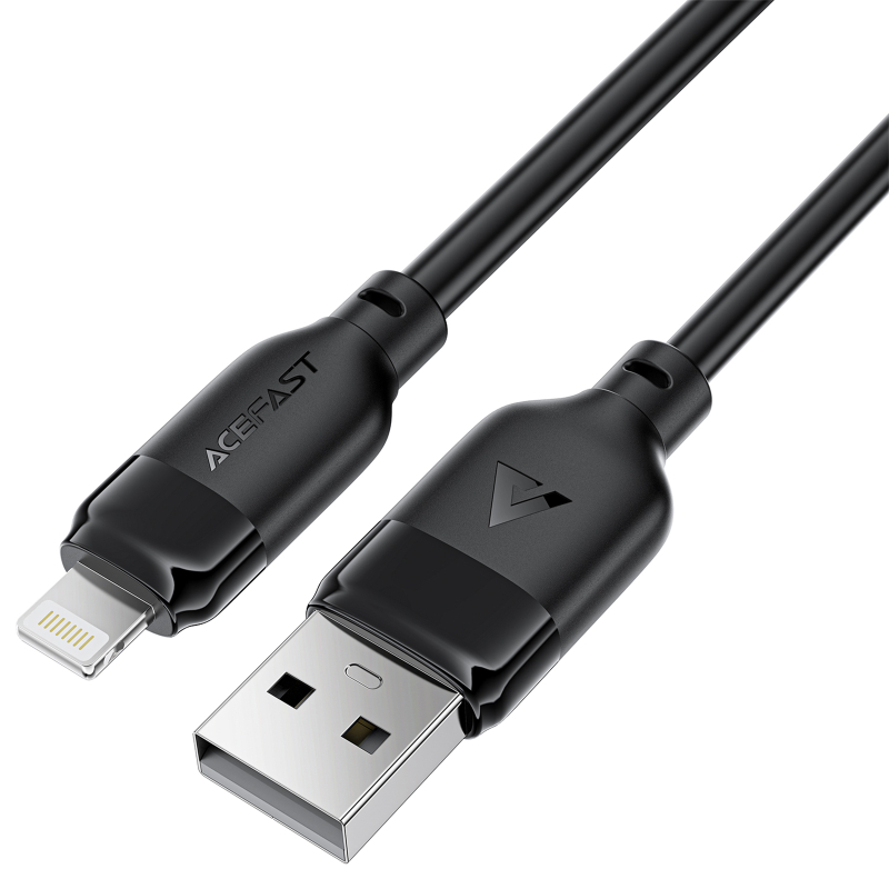 Дата кабель Acefast C16-06 USB to Lightning 2.4 А (2 м) Black