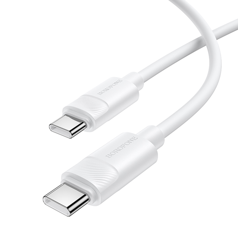 Дата кабель Borofone BX123 Leya USB-C → USB-C 60W (1 м)
