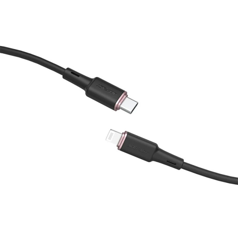 Дата кабель Acefast C2-01 USB-C → Lightning 30W (1.2 м) Black