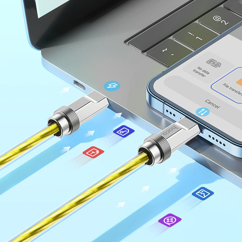 Дата кабель Hoco U113 Solid 20W USB-C → Lightning (1 м)
