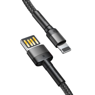 Дата кабель Baseus Cafule USB to Lightning Special Edition 2.4 А (1 м) (CALKLF-G)
