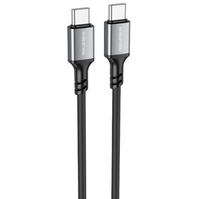 Дата кабель Borofone BX83 Famous PD 60W USB-C → USB-C (1 м) Black