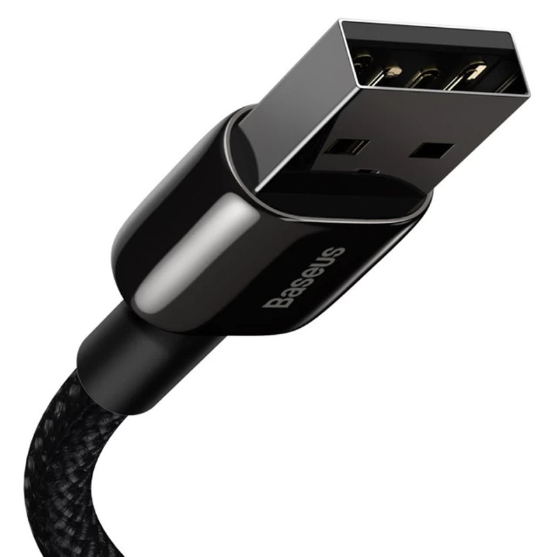 Дата кабель Baseus Tungsten Gold USB to Lightning Cable 2.4 А (1 м) (CALWJ-0) Black