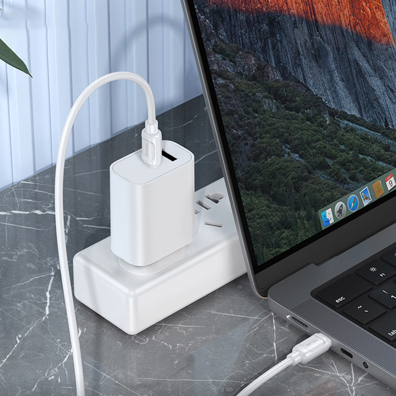 Дата кабель Hoco X115 Surpass USB-C → USB-C 60W (1 м)