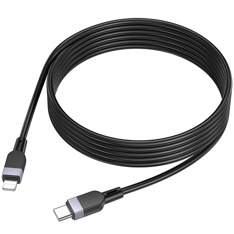 Дата кабель Hoco X109 Energy silicone USB-C → Lightning (2 м) Black