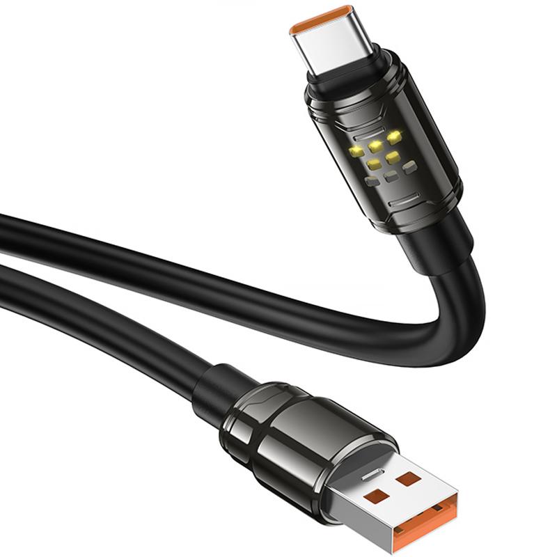 Дата кабель Hoco U143 Joy USB to USB-C 5 А (1.2 м) Black