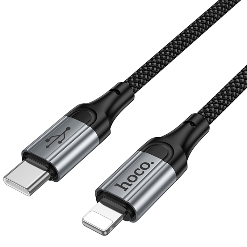 Дата кабель Hoco X121 Nuevo USB-C → Lightning 27W (1.5 м) Black
