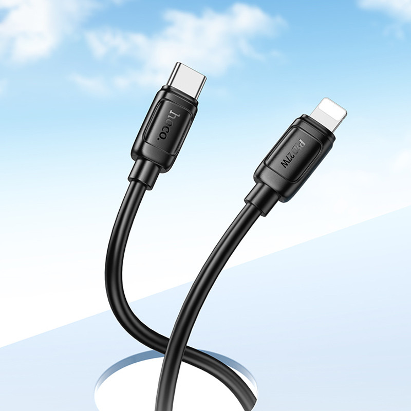 Дата кабель Hoco X115 Surpass USB-C → Lightning 27W (1 м) Black