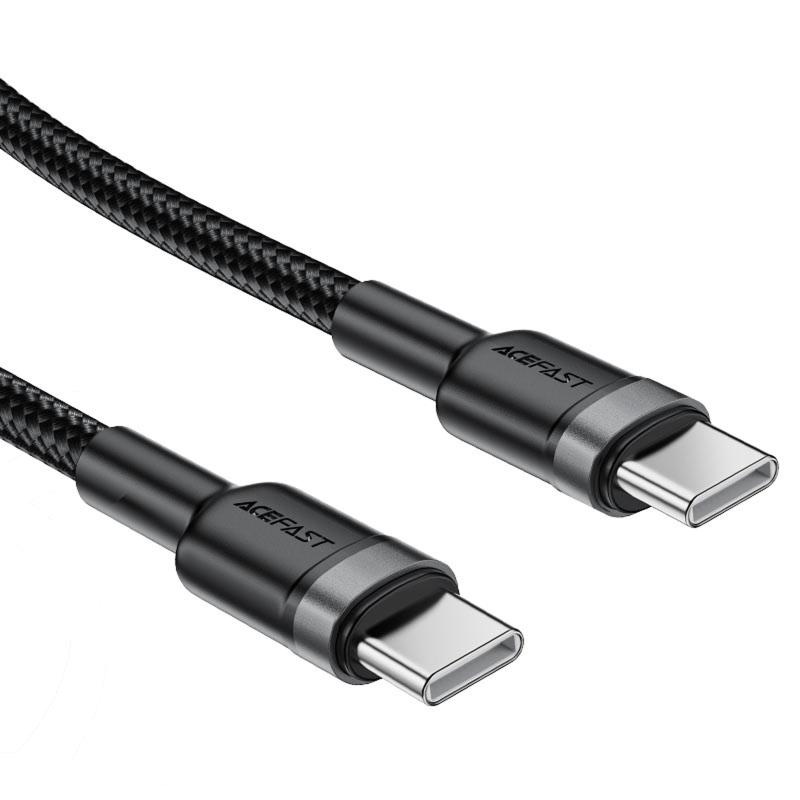 Дата кабель Acefast C22-03 USB-C → USB-C 60W (1.2 м) Black