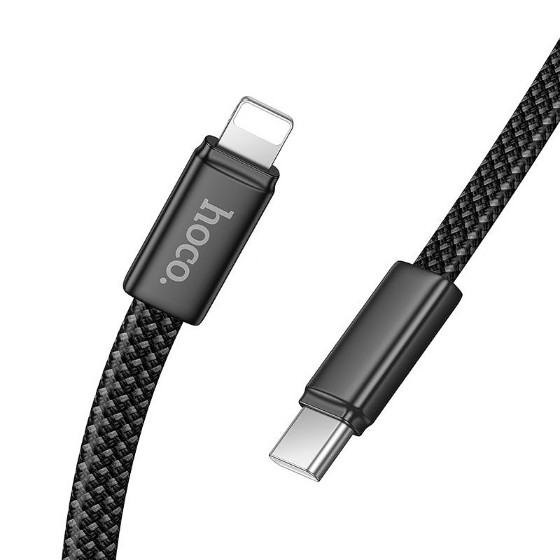 Дата кабель Hoco X125 Exceso USB-C → Lightning 30W (1 м) Black