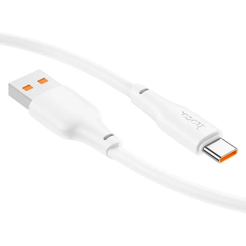 Дата кабель Hoco X93 Force USB to USB-C 100W (1 м) White