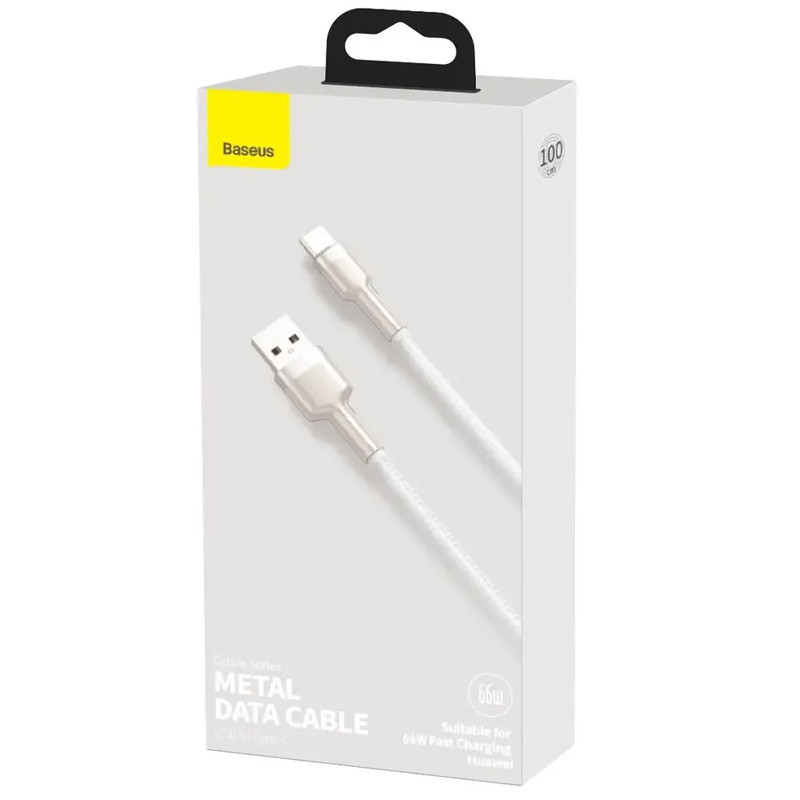 Дата кабель Baseus Cafule Metal USB to USB-C 66W (1 м) (CAKF00010)