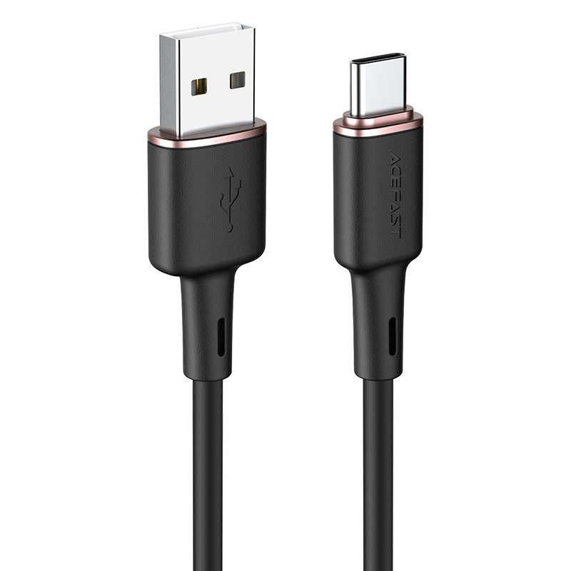 Дата кабель Acefast C2-04 USB to USB-C 3 А (1.2 м) Black