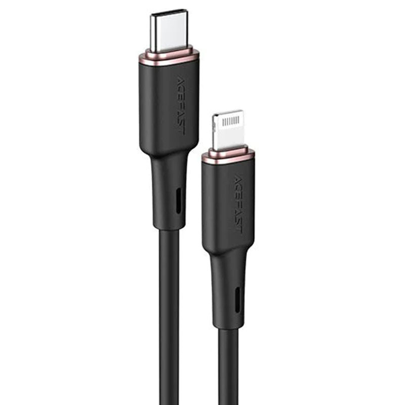 Дата кабель Acefast C2-01 USB-C → Lightning 30W (1.2 м) Black