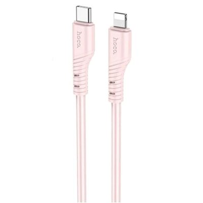 Дата кабель Hoco X97 Crystal color USB-C → Lightning 20W (1 м) Light pink