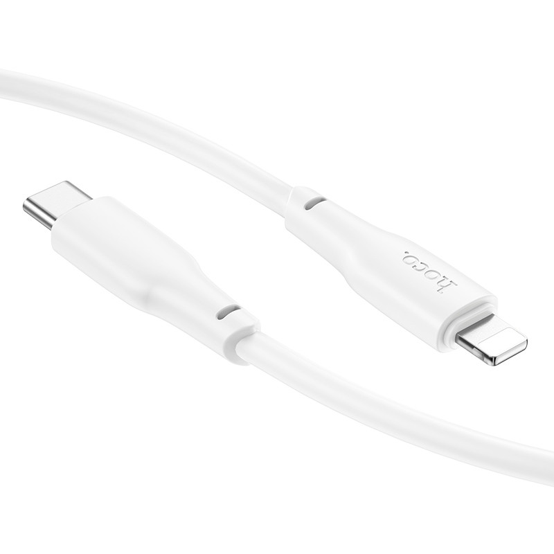 Дата кабель Hoco X93 Force USB-C → Lightning 20W (1 м) White