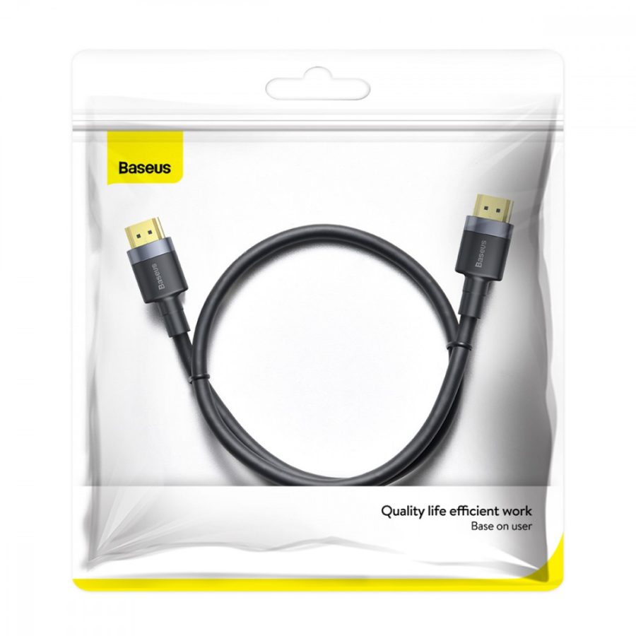 Дата кабель Baseus Cafule 4KHDMI Male To 4KHDMI Male (1 м) (CADKLF-E) Чорний