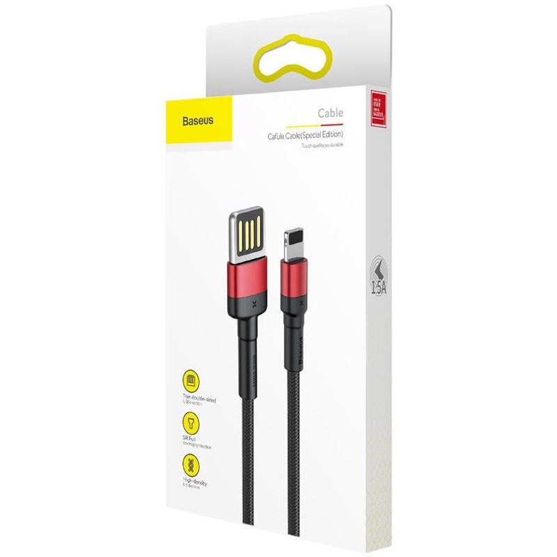 Дата кабель Baseus Cafule USB to Lightning Special Edition 2.4 А (1 м) (CALKLF-G)