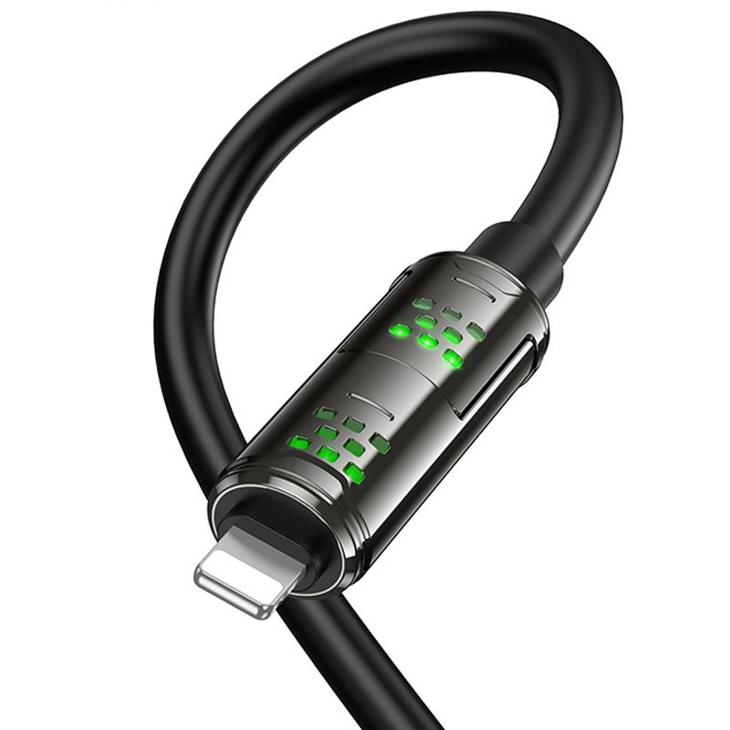 Дата кабель Hoco U143 Joy 4in1 USB to Lightning/USB-C → USB-C 240W (1.2 м) Black
