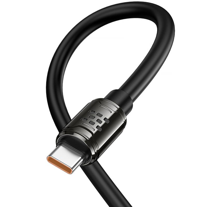 Дата кабель Hoco U143 Joy USB-C → USB-C 240W (1.2 м) Black
