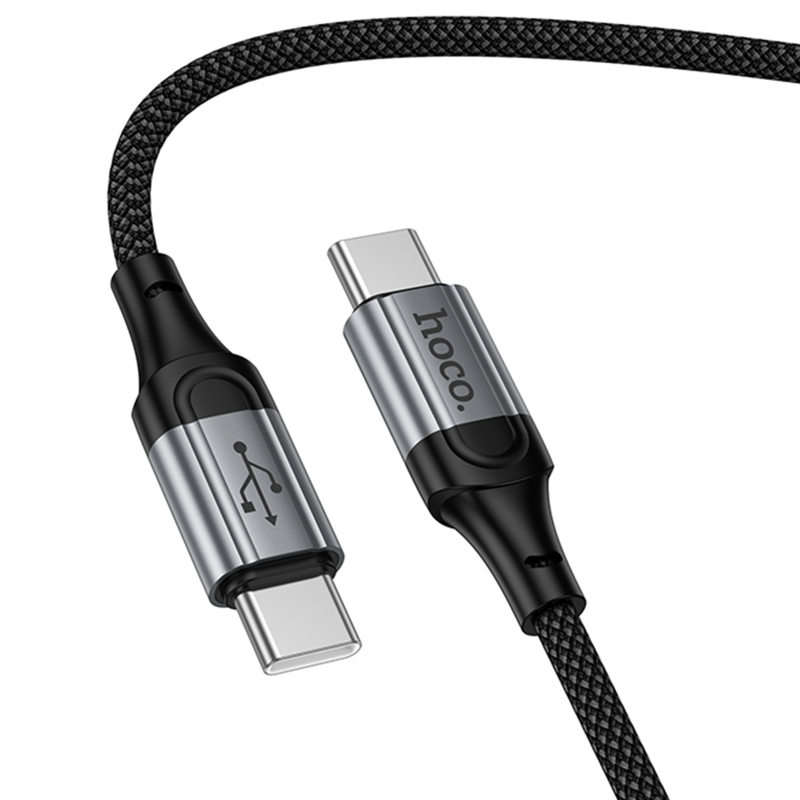 Дата кабель Hoco X121 Nuevo USB-C → USB-C 60W (1.5 м) Black