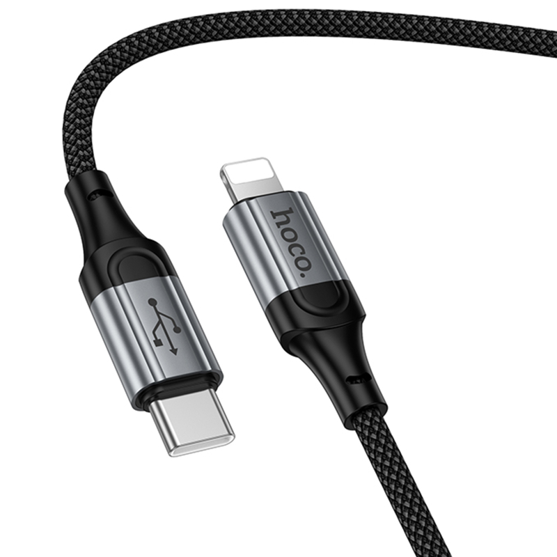 Дата кабель Hoco X121 Nuevo USB-C → Lightning 27W (1.5 м) Black