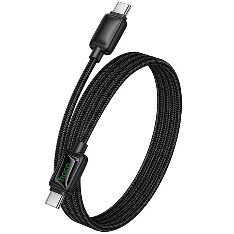 Дата кабель Hoco U146 Mundo USB-C → USB-C 60W (1.2 м) Black
