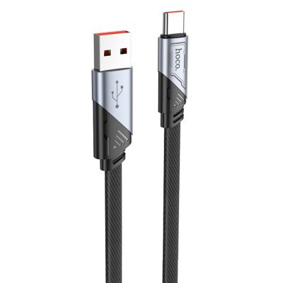 Дата кабель Hoco U119 Machine charging data USB to USB-C 5 А (1.2 м) Black