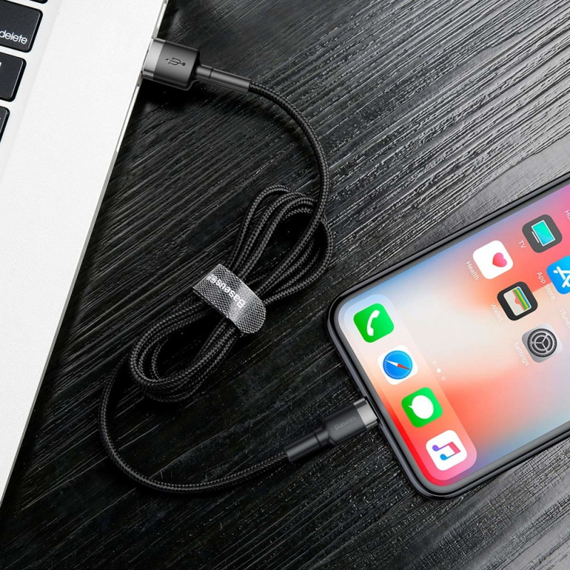 Дата кабель Baseus Cafule USB to Lightning 1.5 А (2 м) (CALKLF-C)