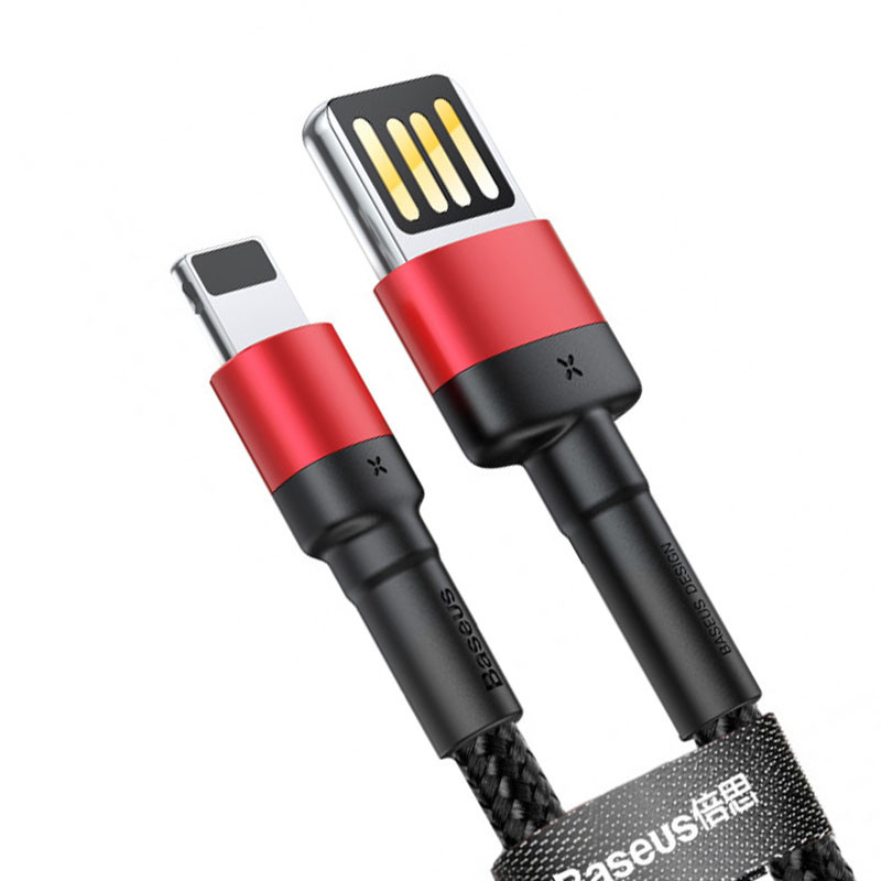 Дата кабель Baseus Cafule USB to Lightning Special Edition 2.4 А (1 м) (CALKLF-G)