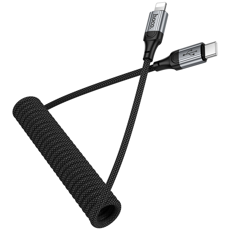 Дата кабель Hoco X121 Nuevo USB-C → Lightning 27W (1.5 м) Black