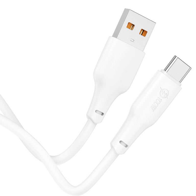 Дата кабель Hoco X93 Force USB to USB-C 100W (1 м) White