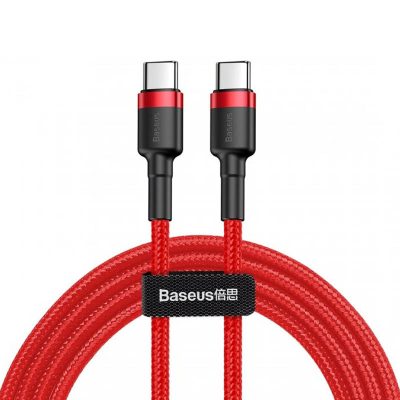 Дата кабель Baseus Cafule USB-C → USB-C PD2.0 60W (2 м) (CATKLF-H)