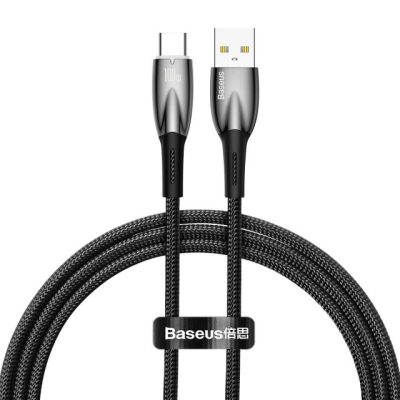 Дата кабель Baseus Glimmer Series Fast Charging Data Cable USB to USB-C 100W 1 м (CADH00040)