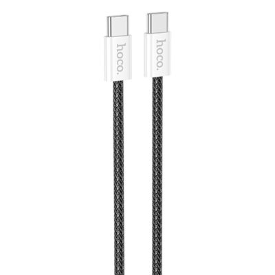 Дата кабель Hoco X104 Source 60W USB-C → USB-C (1 м) Black