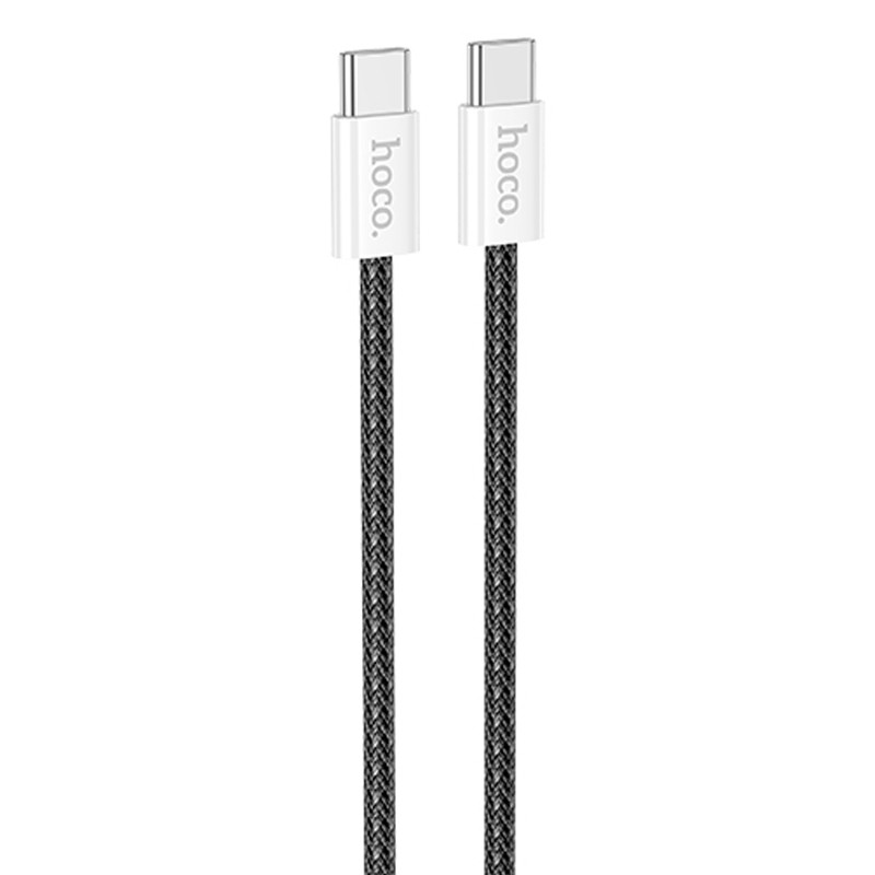Дата кабель Hoco X104 Source 60W USB-C → USB-C (1 м) Black