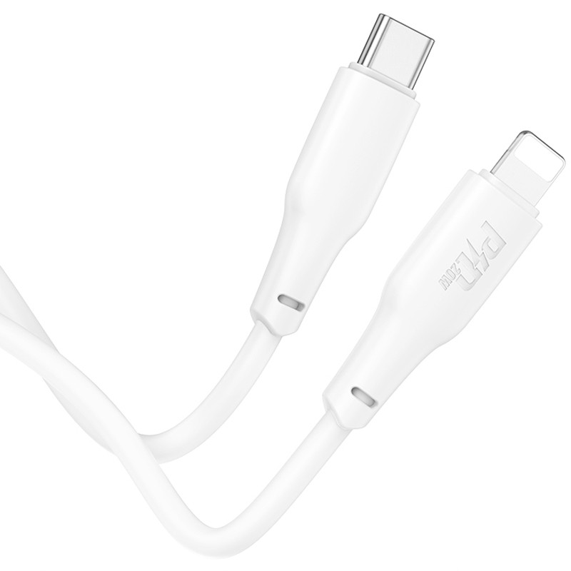 Дата кабель Hoco X93 Force USB-C → Lightning 20W (1 м) White
