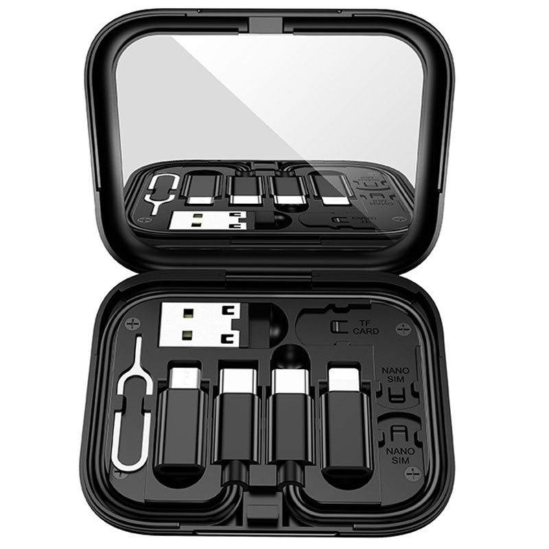 Дата кабель Hoco U114 Treasure box 60W (0.28 м) Black