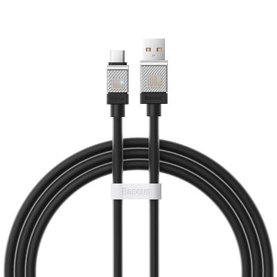Дата кабель Baseus CoolPlay Series USB to USB-C 100W (1 м) (CAKW00060) Black