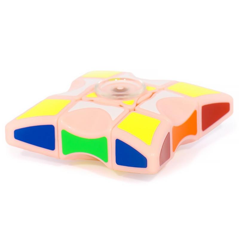 Дитяча інтерактивна головоломка Rubik's Cube Fingertips Spinner Coral