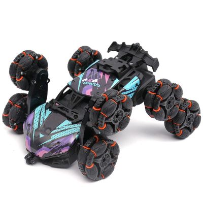 Дитячий восьмиколісний джип на радіокеруванні SHT 2330 2.4G (with 2 remote) Violet