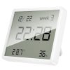 Електронний термогігрометр + годинник Hoco HX41 5in1 Indoor White